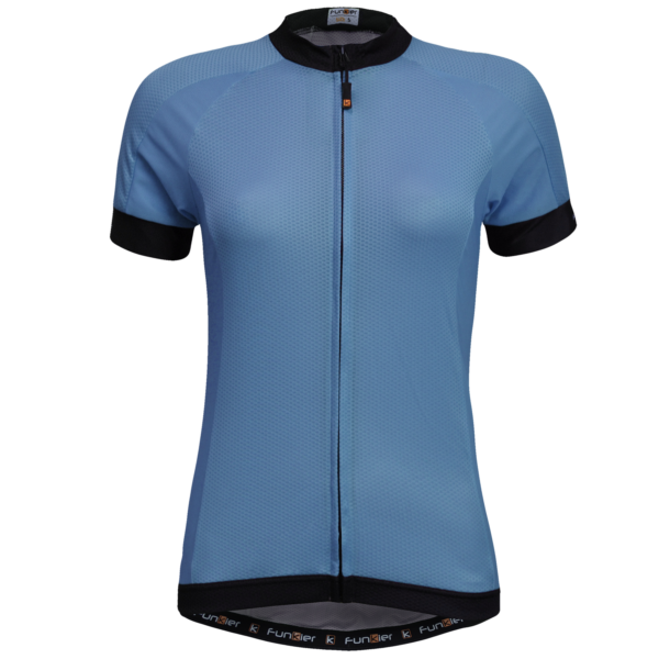 חולצת רכיבה לנשים שרוול קצר |  WJ930 כחול