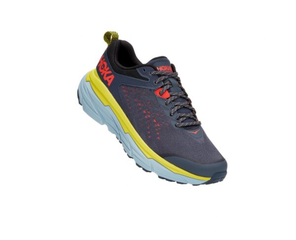 נעלי ספורט לגברים הוקה צ’אלנג’ר 6 רחבות כחול/צהוב/ירוק | Hoka Challenger ATR 6 Wide