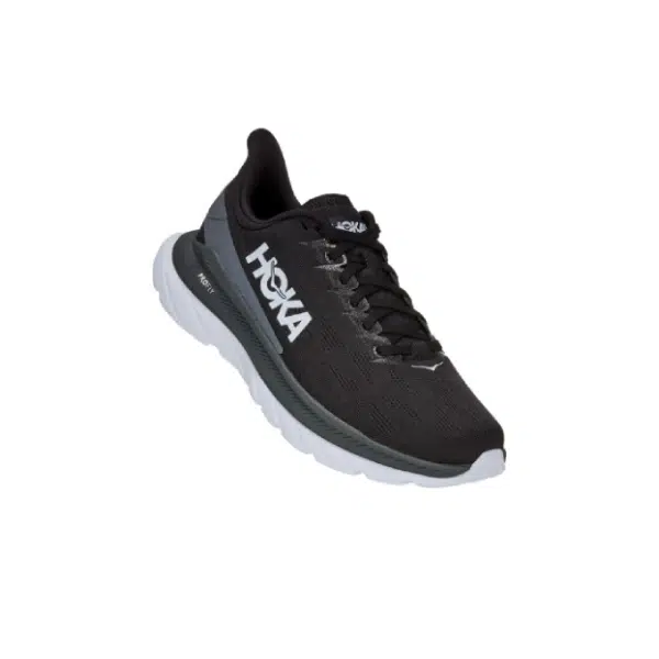 נעלי ספורט לגברים הוקה מאך 4 שחור/לבן |  Hoka Mach 4