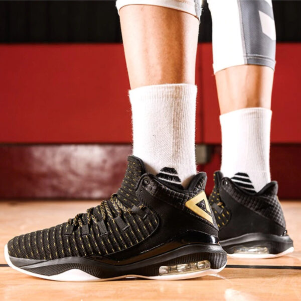 נעלי כדורסל פיק | Peak Air Cushion Men's Low Basketball Shoes – Black