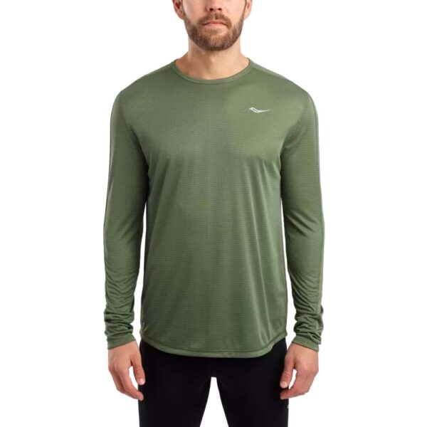 חולצת ריצה גברים שרוול ארוך סאקוני | Saucony Hydralite Long Sleeve FLC
