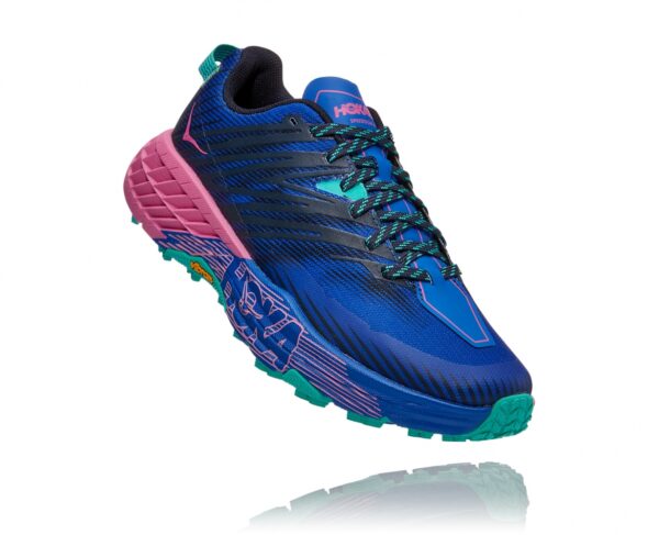 נעלי ספורט לנשים הוקה ספידגוט 4 כחול/סגול/ורוד | Hoka Speedgoat 4