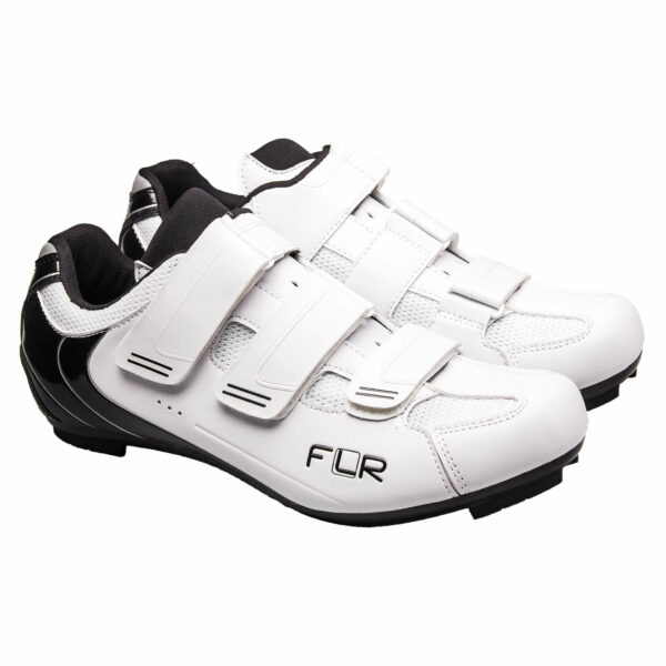 נעלי רכיבה כביש גבר/אישה בצבע לבן FLR SHOES – F-35