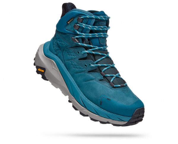 נעלי טיולים לגברים הוקה קאהה 2 גורטקס כחול קורל/כחול כהה | Hoka Kaha 2 GTX