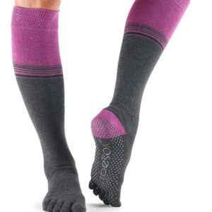 Full Toe Scrunch Knee High Grip Socks-0