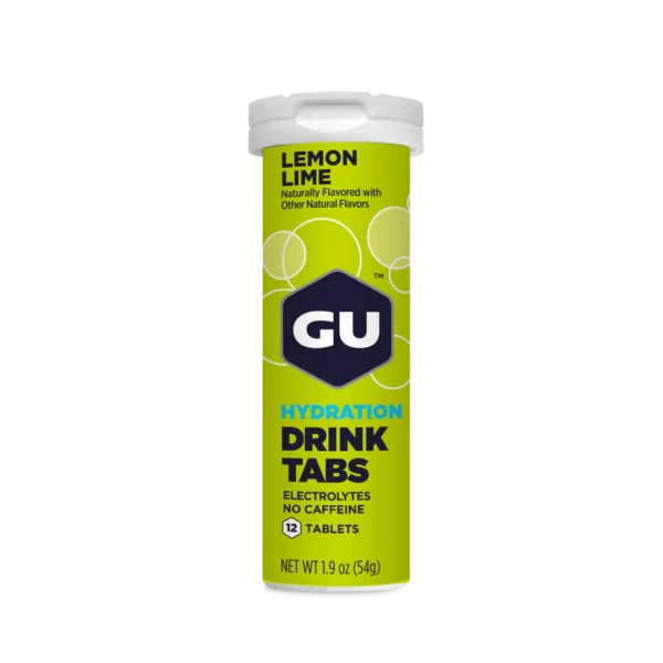 טבליות משקה איזוטוני| למון ליים | GU HYDRATION DRINK TABS LEMON LIME