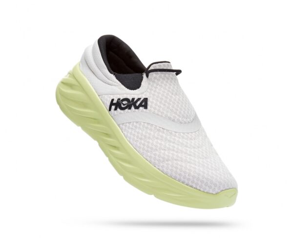 נעלי הליכה לגברים הוקה אורה 2 לבן/צהוב | Hoka Ora Recovery Shoes 2