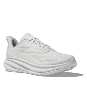 נעלי ספורט נשים הוקה קליפטון 9 רחבות בצבע לבן/לבן | Hoka Clifton 9 Wide