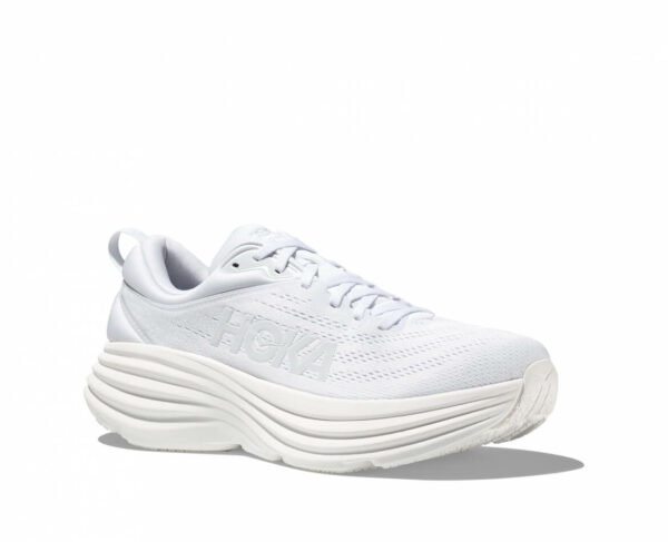 נעלי ספורט לגברים הוקה בונדי 8 לבן | HOKA Bondi 8
