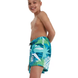 מכנסי בגד ים לילדים ונערים ספידו | SPEEDO PRT 13" WSHT JM BLUE/GREEN