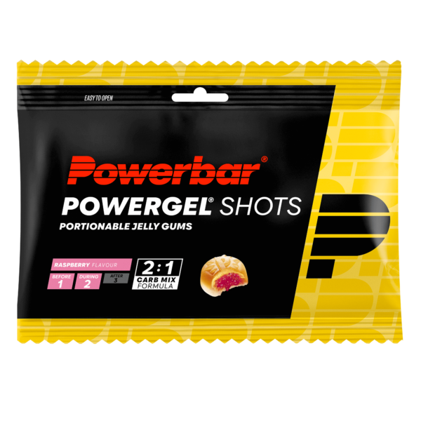 סוכריות אנרגיה פאוורג’ל 60 גר’ | טעם פטל | Power Gel Shots Raspberry