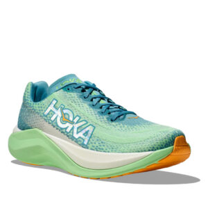 נעלי ספורט לגברים הוקה מאך אקס בצבע כחול אוקיינוס/ליים | Hoka Mach X