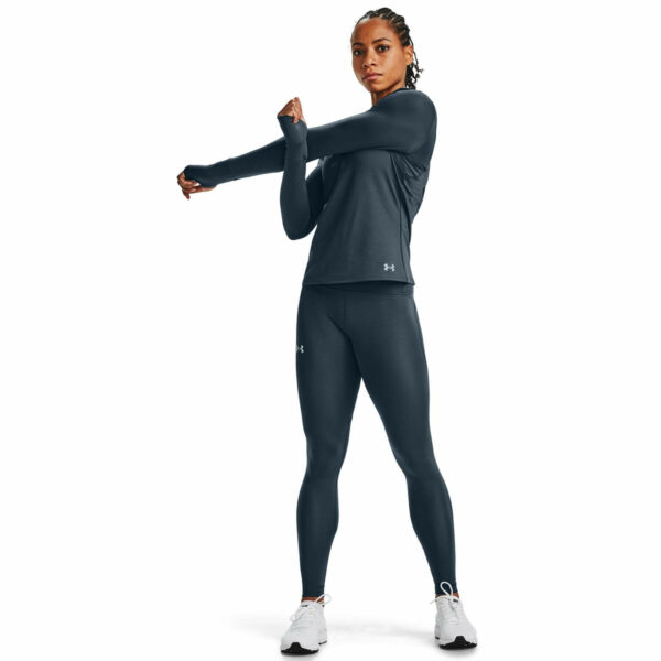 ⁦חולצת אימון נשים אנדר ארמור | אפור כחול| Women's UA Empowered Crew Long Sleeve⁩ – תמונה ⁦3⁩