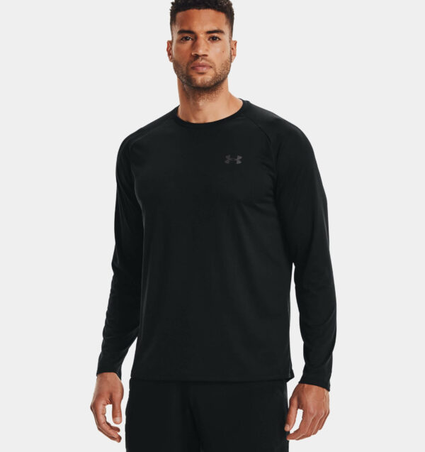 חולצת ריצה גברים שרוול ארוך אנדר ארמור | Men’s UA Tech™ Long Sleeve Black