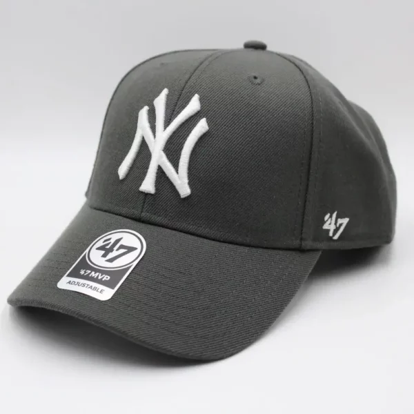 כובע מצחייה ניו-יורק יאנקיז | 47 Brand NY Yankees MVP Cap Snapback Charcoal