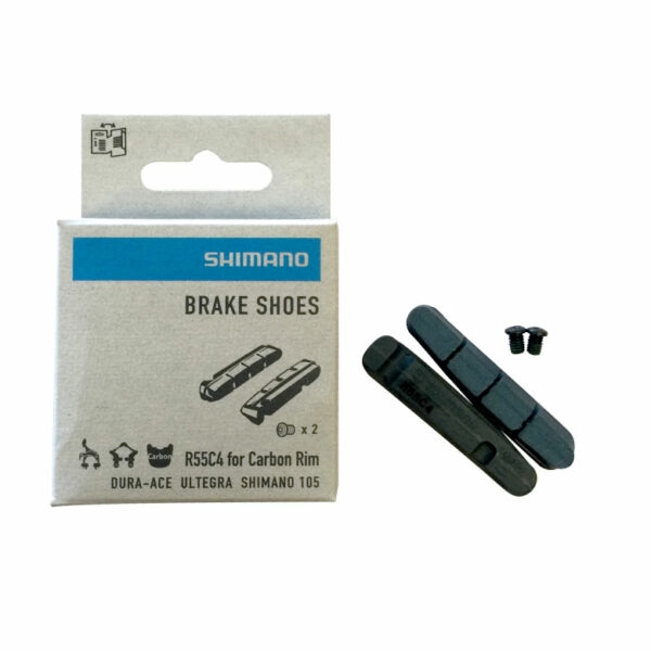 זוג רפידות בלם חלופיות לחישוק קרבון | Shimano R55C4 for Carbon Rim