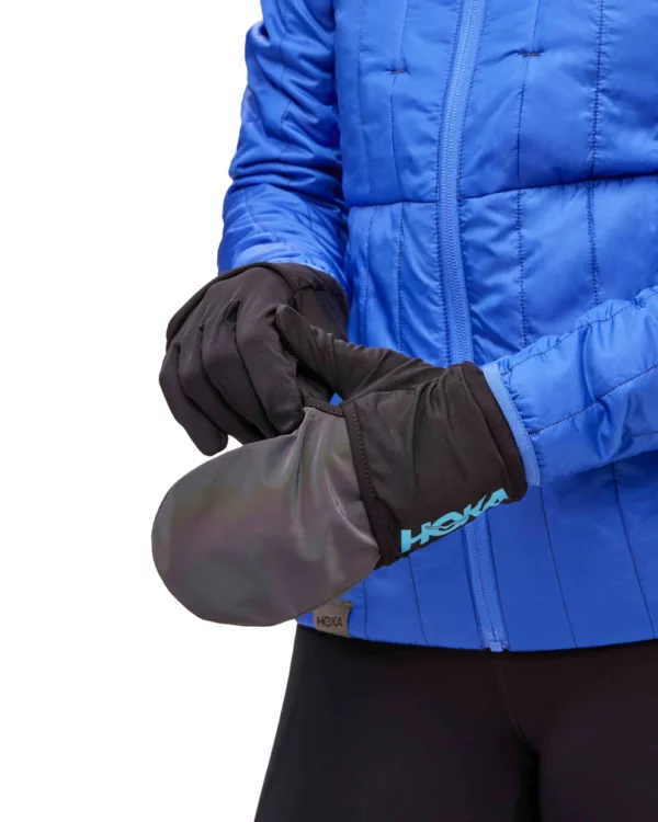 כפפות ריצה מחממות מבית הוקה | HOKA Coldsnap Fleece Gloves