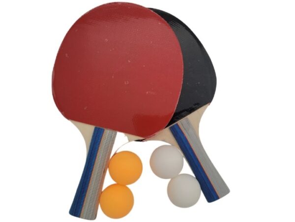 זוג מחבטי פינג פונג איכותיים עם כדורים