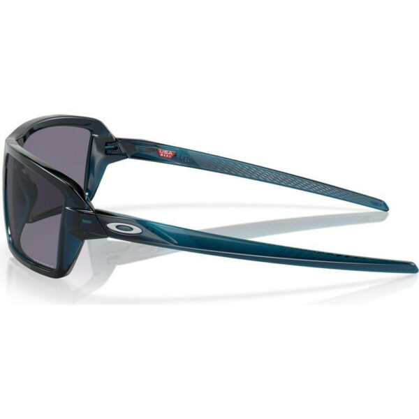 ⁦משקפי שמש אוקלי | Oakley Cables Transparent Poseidon Prizm Grey⁩ – תמונה ⁦4⁩